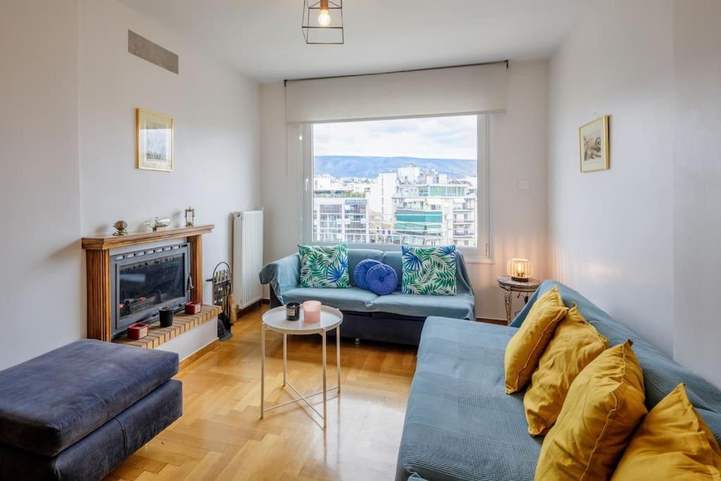 City View Roof Top Apt 10Min From Acropolis Museum Athen Eksteriør billede